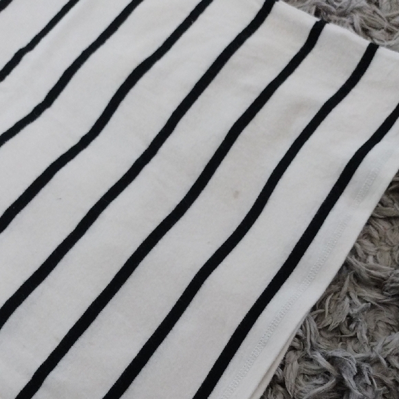 Striped White and Black Tank Top - Picture 4 of 5